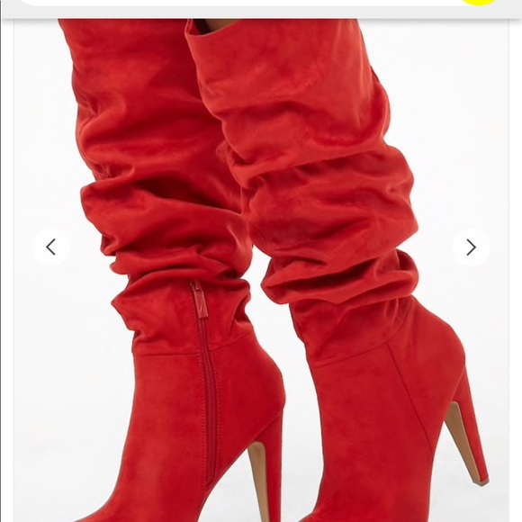 Slouchy Faux Suede Boots forever21 - Picture 8 of 8